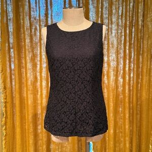 Banana Republic Black Lace Tank Top